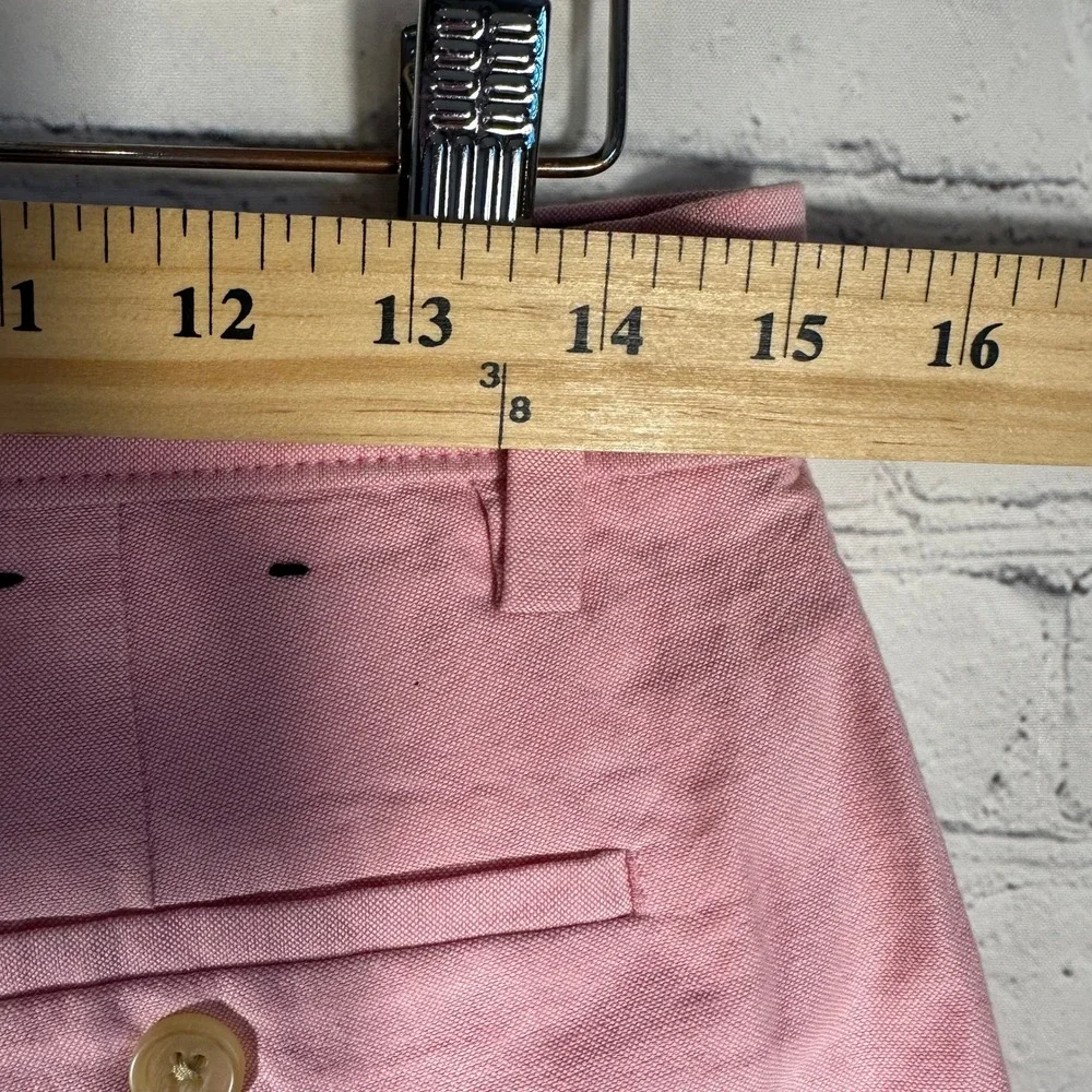 Banana Republic Aiden‎ Slim Fit Pink Cotton Chino Shorts Mens 30 NWT